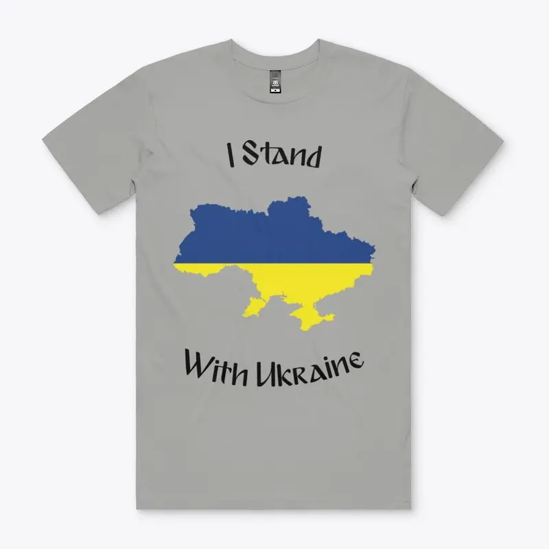 I stand with Ukraine map