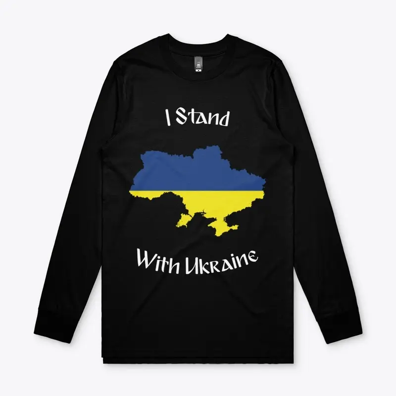 I stand with Ukraine map