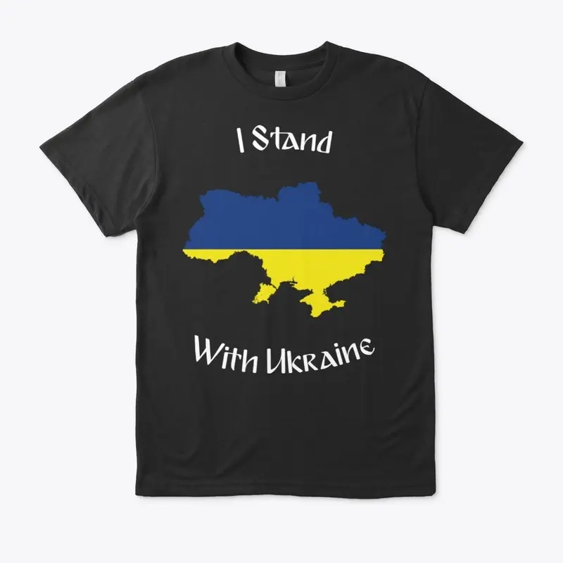 I stand with Ukraine map