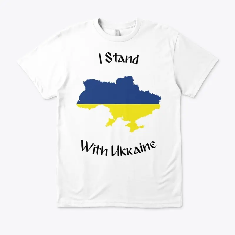 I stand with Ukraine map