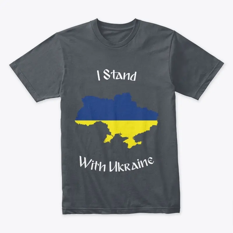 I stand with Ukraine map