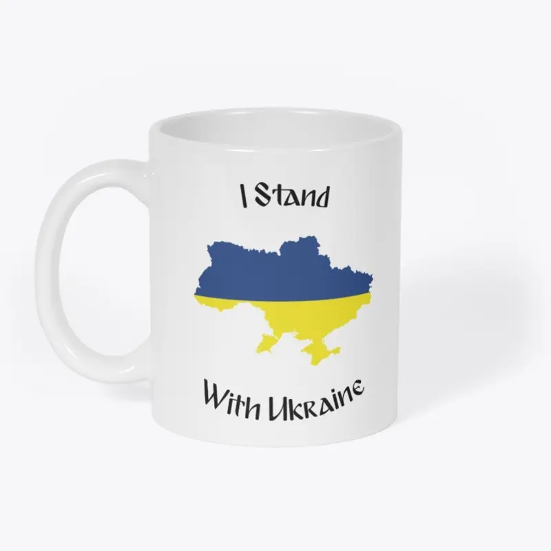 I stand with Ukraine map