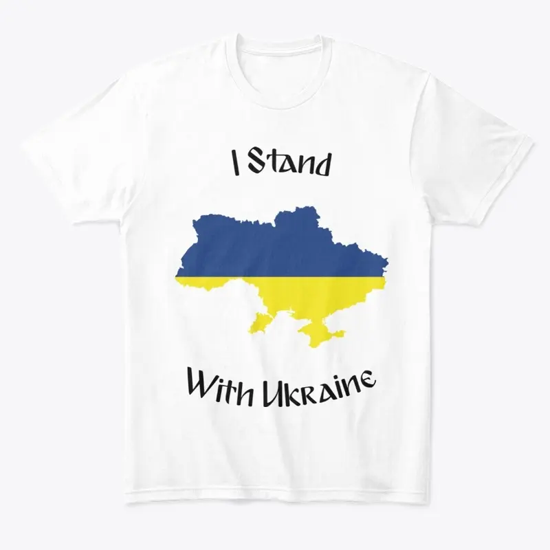 I stand with Ukraine map