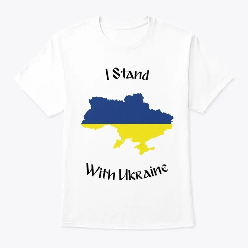 I stand with Ukraine map