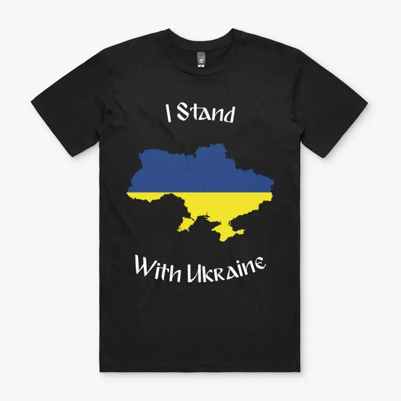 I stand with Ukraine map