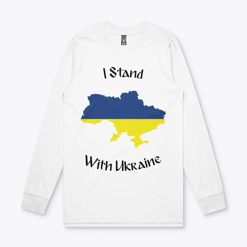 I stand with Ukraine map